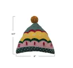 Tree Topper | Felt Winter Hat | Multi-Color Embroidered