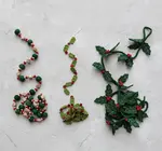 Garland | Felt Holly & Berries