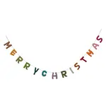 Garland | Felt Merry Christmas | Multi-Color