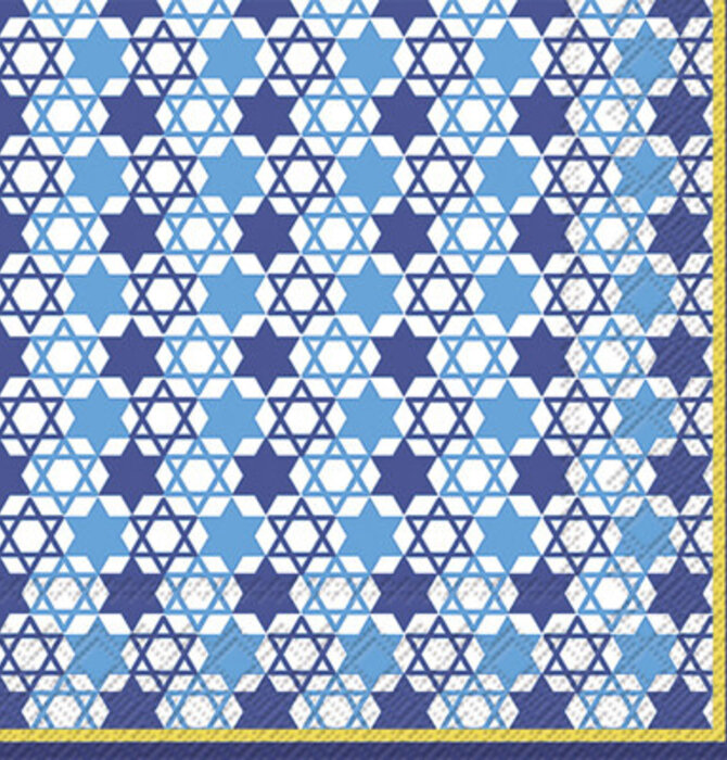 Cocktail Napkins | "Festival Of Lights" | Blue