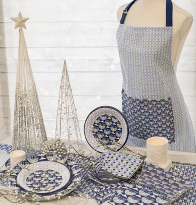 Cocktail Napkins | "Festival Of Lights" | Blue
