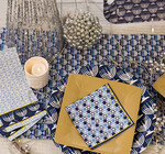 Cocktail Napkins | "Festival Of Lights" | Blue