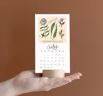 Desk Calendar | 2024 Stump | Wildflower Botanicals