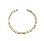 Bracelet | Textured Twig Cuff | Gold