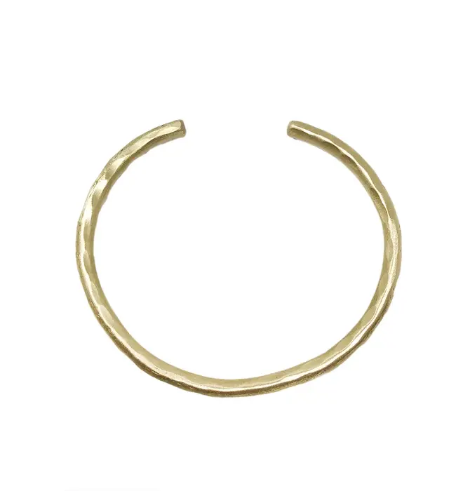 Bracelet | Textured Twig Cuff | Gold