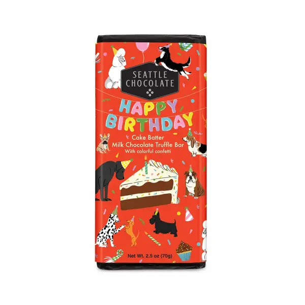 Seattle Chocolate Company Truffle Bar | Happy Birthday
