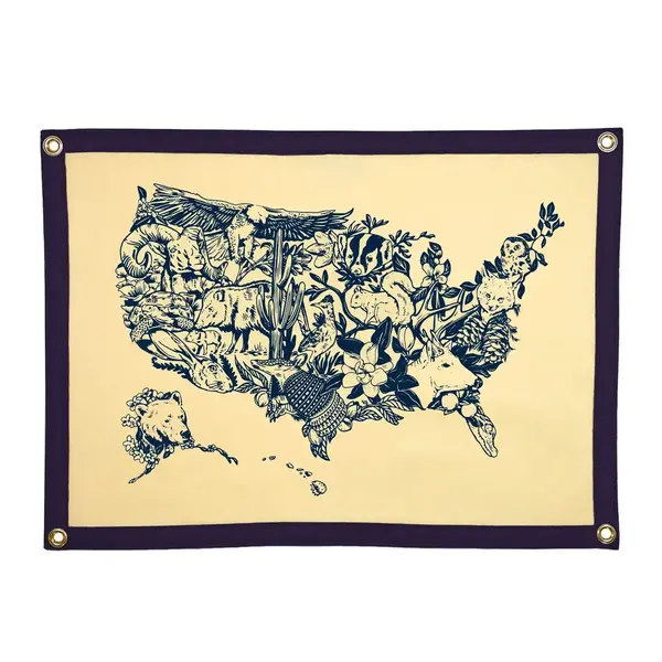 Banner | Camp Flag | United States - PLENTY Mercantile & Venue