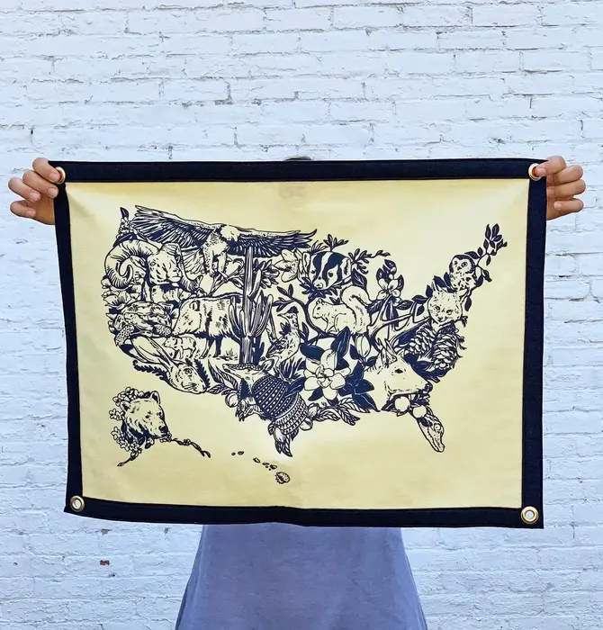 Banner | Camp Flag | United States