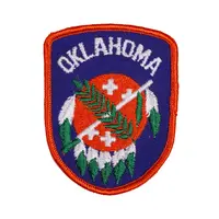 Oxford Pennant Embroidered Patch | Vintage Oklahoma
