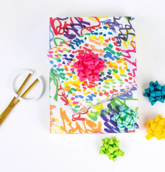 Wrapping Paper | 2-Sided Eco | Funfetti/Squiggles