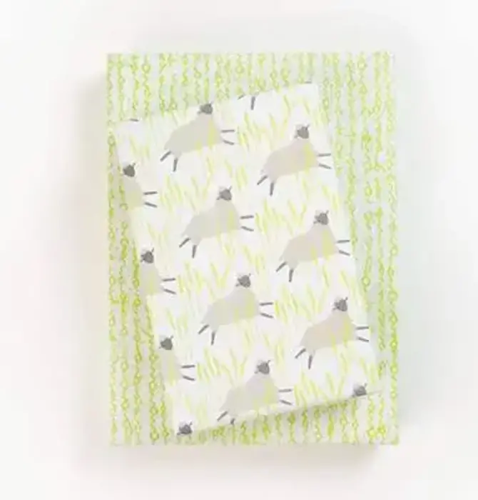 Wrapping Paper | 2-Sided Eco | Little Lambs