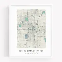 Sparks House Co. Print | Oklahoma City Map