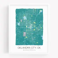 Sparks House Co. Print | Oklahoma City Map