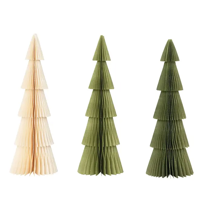 Tree | Magnetic Folding Paper Honeycomb | 4" x 12"