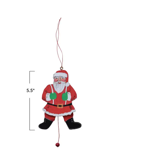 Ornament | Pulling Santa