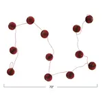 Garland | Paper Honeycomb | Glitter Ball