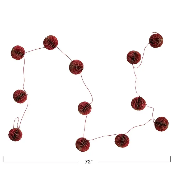 Garland | Paper Honeycomb | Glitter Ball