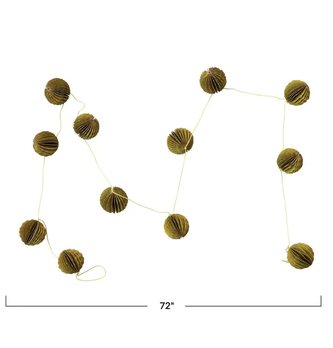 Garland | Paper Honeycomb | Glitter Ball