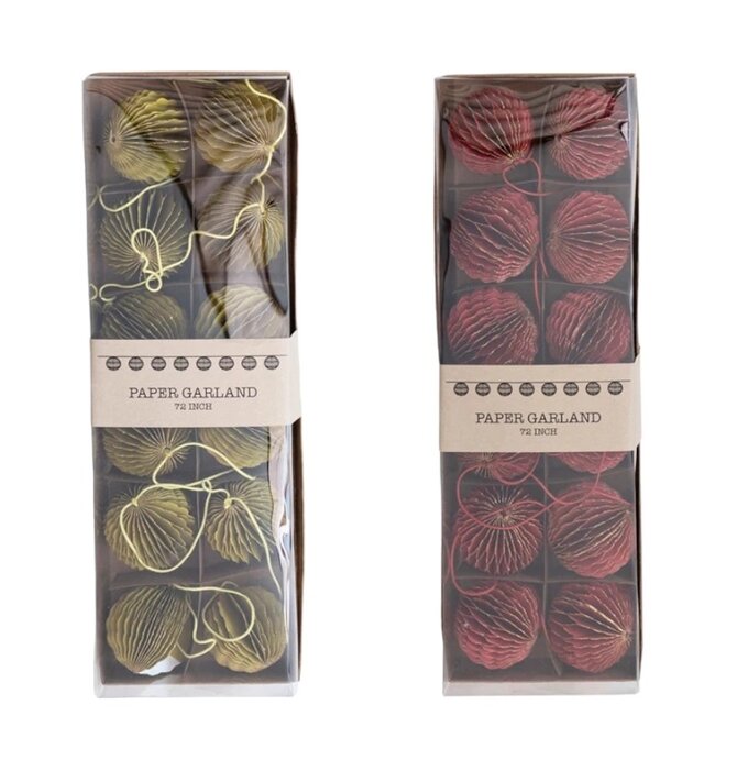 Garland | Paper Honeycomb | Glitter Ball