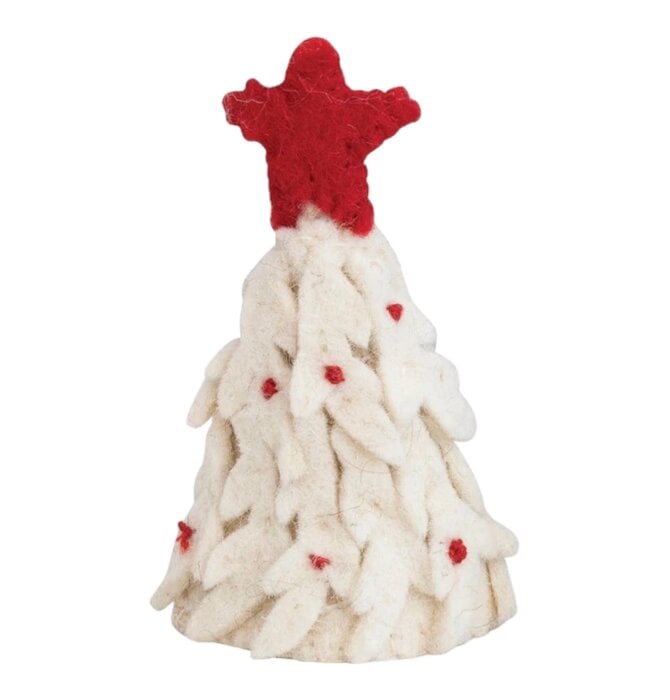 Bottle or Tree Topper | Mini Felt Tree