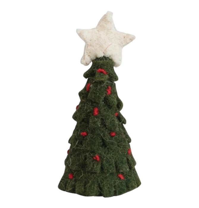 Bottle or Tree Topper | Mini Felt Tree