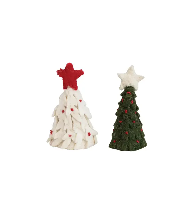 Bottle or Tree Topper | Mini Felt Tree