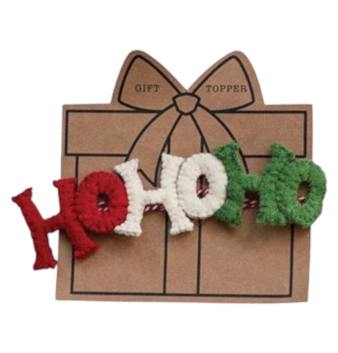 Gift Topper | Felt Holiday (4 Phrases)