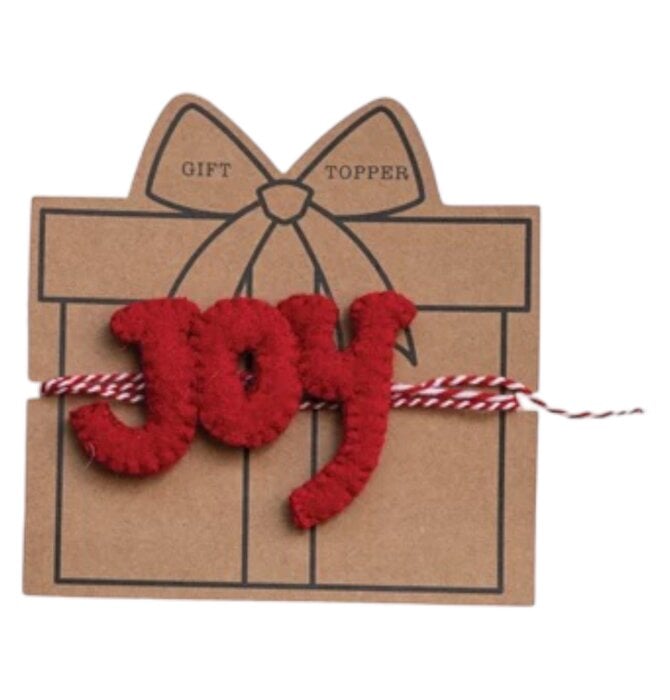 Gift Topper | Felt Holiday (4 Phrases)