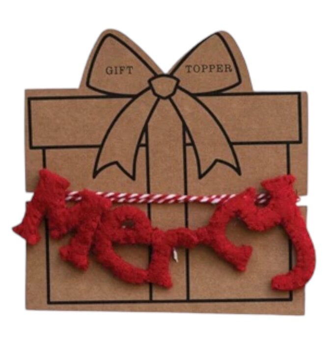Gift Topper | Felt Holiday (4 Phrases)