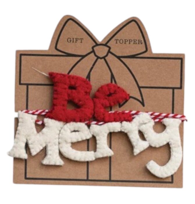 Gift Topper | Felt Holiday