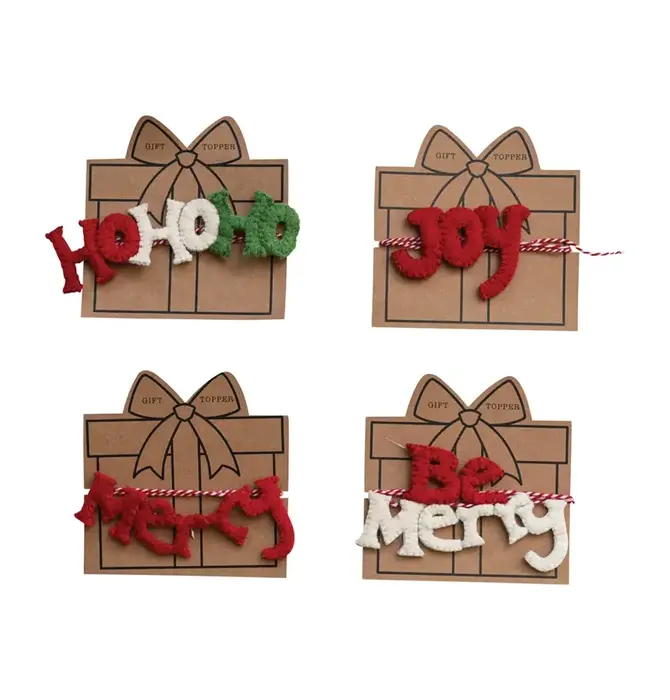 Gift Topper | Felt Holiday