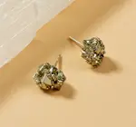 Earrings | "Raw Beauty" Post | Pyrite/Sterling