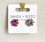Earrings | Stud | Flower Confetti | "Party"