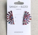 Earrings | Fan Confetti | Red/White/Blue