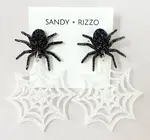 Earrings | Spider Web Dangle