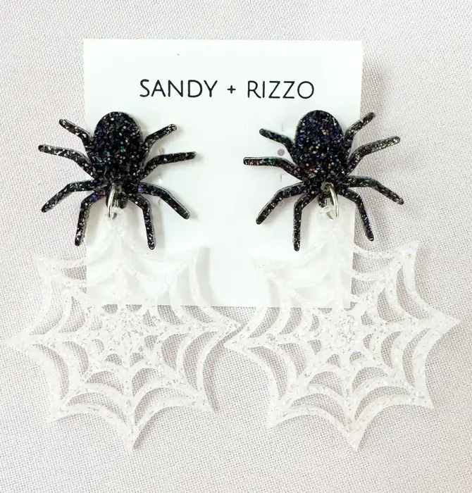 Earrings | Spider Web Dangle