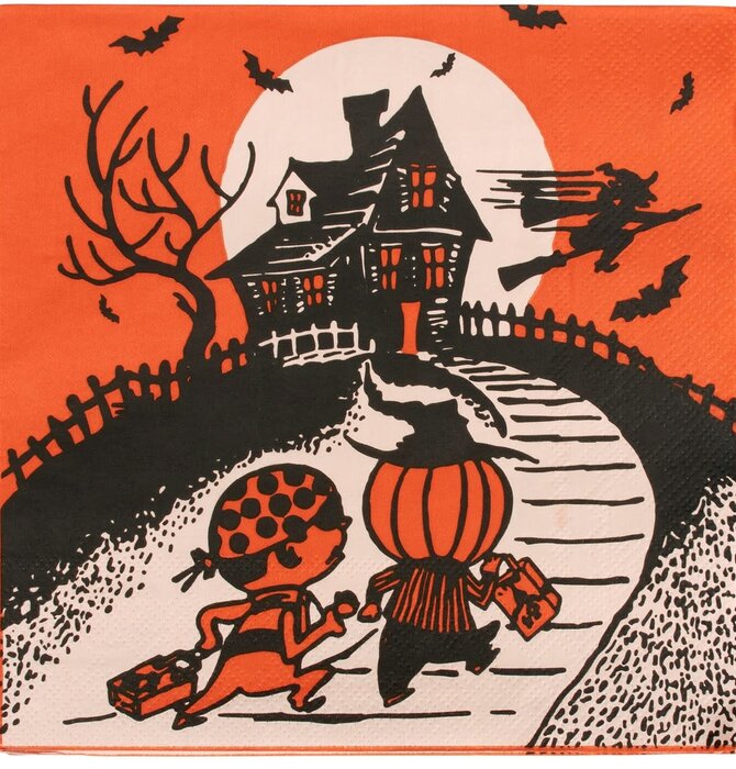 Dinner Napkin Set | Vintage Halloween
