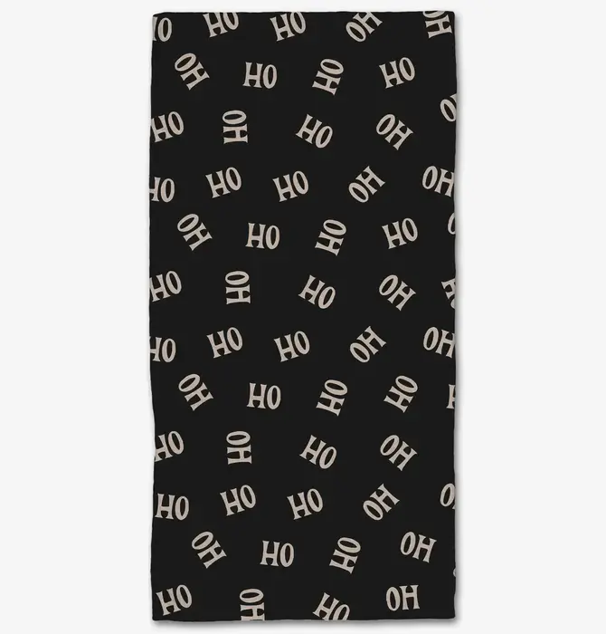 Microfiber Bar Towel | Holiday | Ho Ho Ho