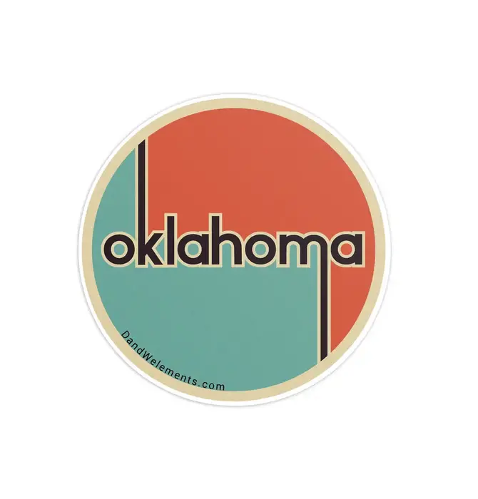 Vinyl Sticker | Oklahoma Retro