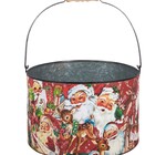 Metal Bucket | Vintage Christmas