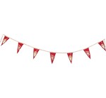 Bannner | Felt Pennant | Santa/Candy Canes