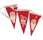 Garland | Felt Pennants | Santa/Candy Canes