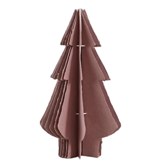 Tree | Handmade Recycled Paper | Plum | 10" x 18"