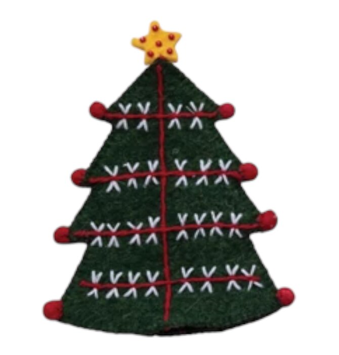 Bottle or Tree Topper | Felt Tree