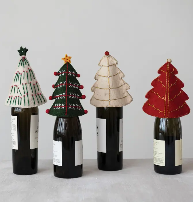 Bottle or Tree Topper | Felt Tree