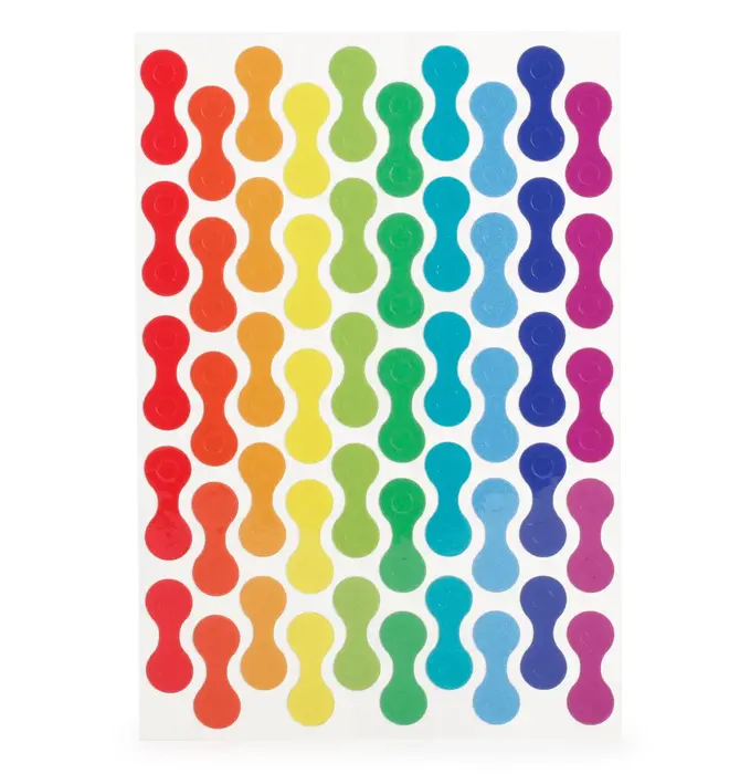 Bike Stickers | Rainbow Chain Reflective