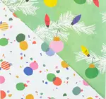 Wrapping Paper | 2-Sided Eco | Boughs/Twinkle Confetti