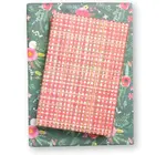 Wrapping Paper | 2-Sided Eco | Homespun Plaid/Winter Floral