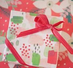 Wrapping Paper | 2-Sided Eco | Poinsettia/Painterly