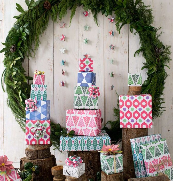 Wrapping Paper | 2-Sided Eco | Tannenbaum